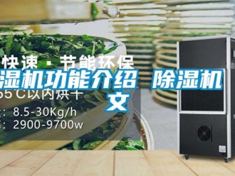 行業新聞除濕機功能介紹 除濕機 英文
