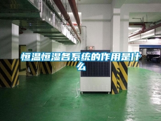 知識百科恒溫恒濕各系統的作用是什么