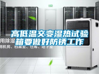 常見問題高低溫交變濕熱試驗(yàn)箱要做好防銹工作