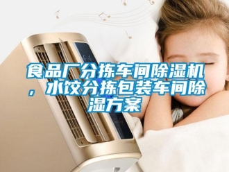 知識百科食品廠分揀車間除濕機，水餃分揀包裝車間除濕方案