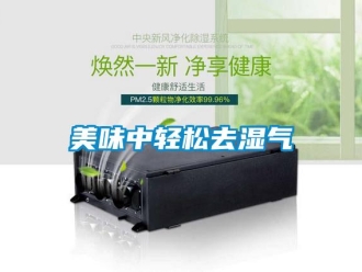 行業(yè)新聞美味中輕松去濕氣