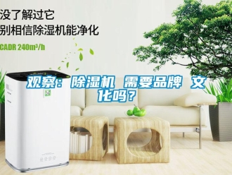 常見問題觀察：除濕機(jī) 需要品牌 文化嗎？