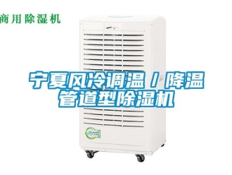 行業(yè)新聞寧夏風(fēng)冷調(diào)溫／降溫管道型除濕機(jī)