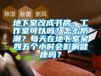企業新聞地下室改成書房、工作室可以嗎？怎么防潮？每天在地下室呆四五個小時會影響健康嗎？