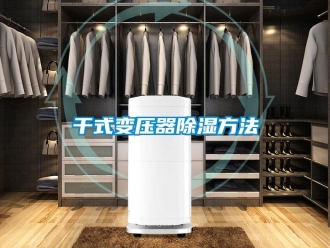 行業(yè)新聞干式變壓器除濕方法