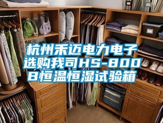 知識(shí)百科杭州禾邁電力電子選購(gòu)我司HS-800B恒溫恒濕試驗(yàn)箱
