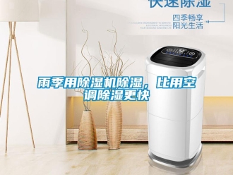 知識百科雨季用除濕機除濕，比用空調除濕更快