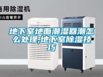 企業(yè)新聞地下室地面潮濕回潮怎么處理,地下室除濕技巧