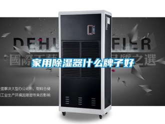 行業(yè)新聞家用除濕器什么牌子好