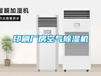 企業新聞印刷廠房空氣除濕機