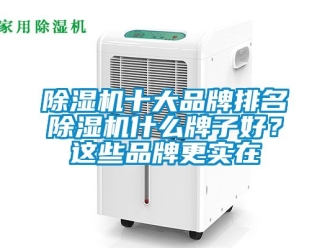 企業新聞除濕機十大品牌排名除濕機什么牌子好？這些品牌更實在