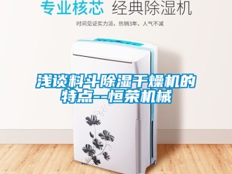 行業新聞淺談料斗除濕干燥機的特點--恒榮機械