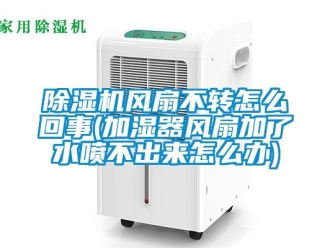 行業(yè)新聞除濕機(jī)風(fēng)扇不轉(zhuǎn)怎么回事(加濕器風(fēng)扇加了水噴不出來怎么辦)